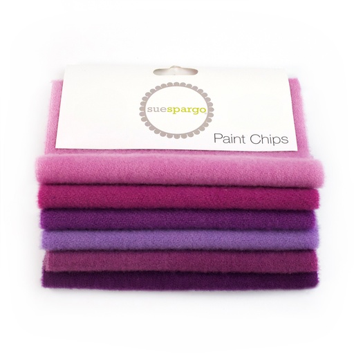 [PCWB_43] 5" x 5" Solid Paint Chips - Violet