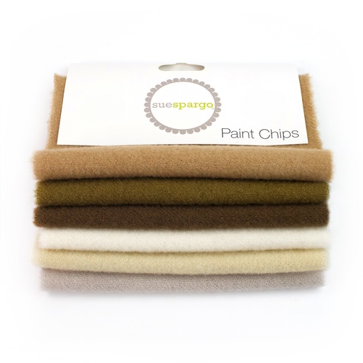 [PCWB_47] 5" x 5" Solid Paint Chips - Brown