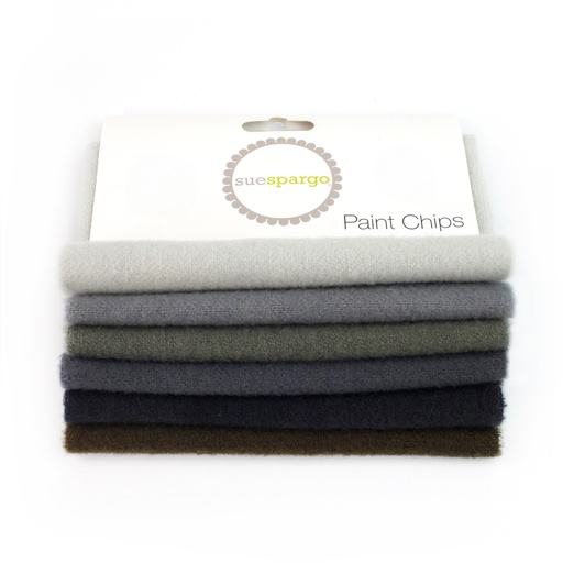 [PCWB_49] 5" x 5" Solid Paint Chips - Grey