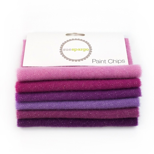 [SPPCWB_43]  5" x 5" Sparkle Paint Chips - Violet
