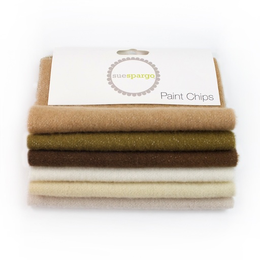 [SPPCWB_47] 5" x 5" Sparkle Paint Chips - Brown