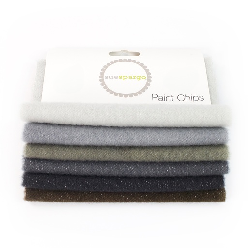 [SPPCWB_49] 5" x 5" Sparkle Paint Chips - Grey