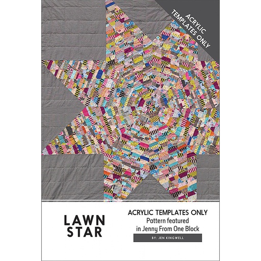 [JKD_5415] JKD Lawn Star, Acrylic Template Only
