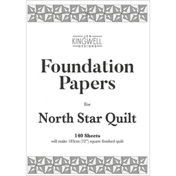 [JKD_8939] JKD North Star Quilt, Foundation Papers