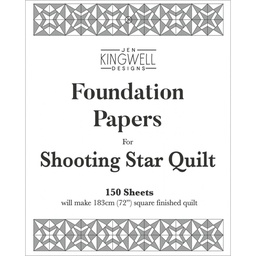 [JKD_8922] JKD Shooting Star Quilt, Foundation Papers