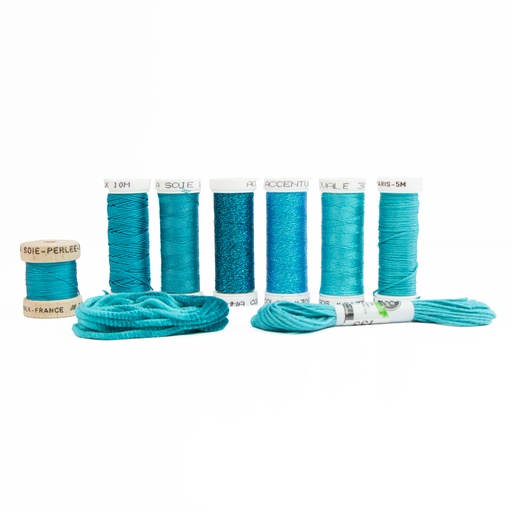 [KIT-EDS0133] Caribbean Blue, Ensembles Thread Pack
