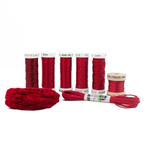 [KIT-EDS0945] Red, Ensembles Thread Pack
