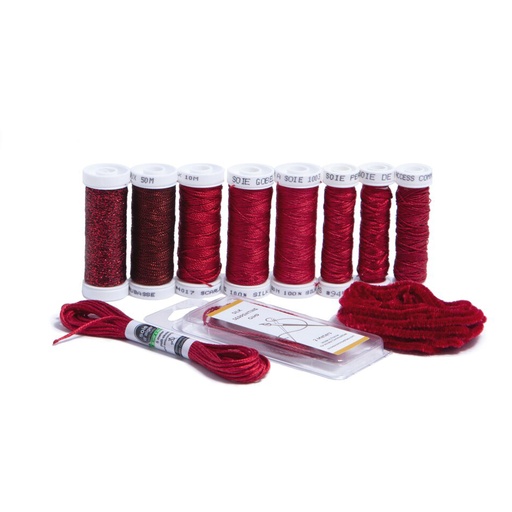 [KIT-EDS0945] Red, Ensembles Thread Pack
