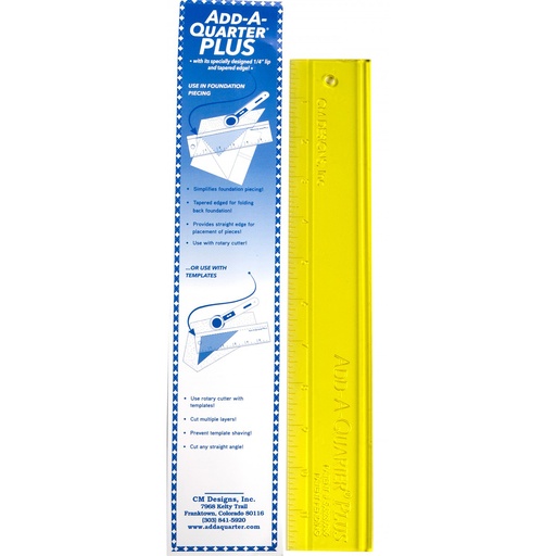 [NOT_CM06P] Add A-Quarter Ruler 6" Plus