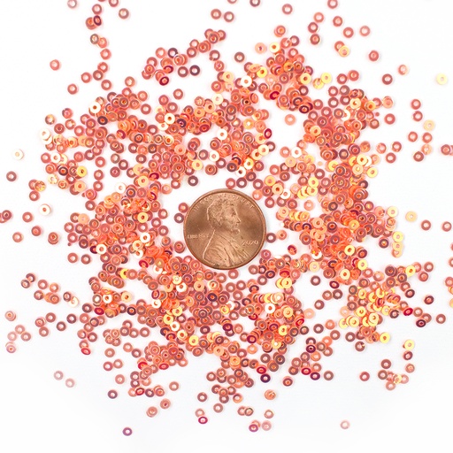 [S230] 3mm Flat Sequins, Orange