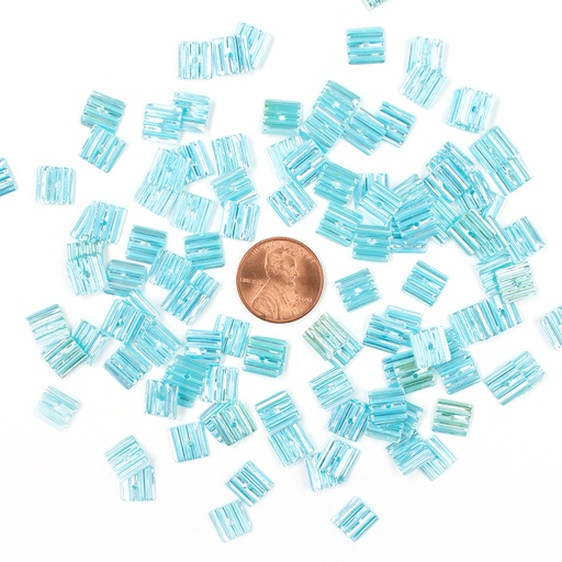 [S258] 8mm Square Sequins, Pale Blue