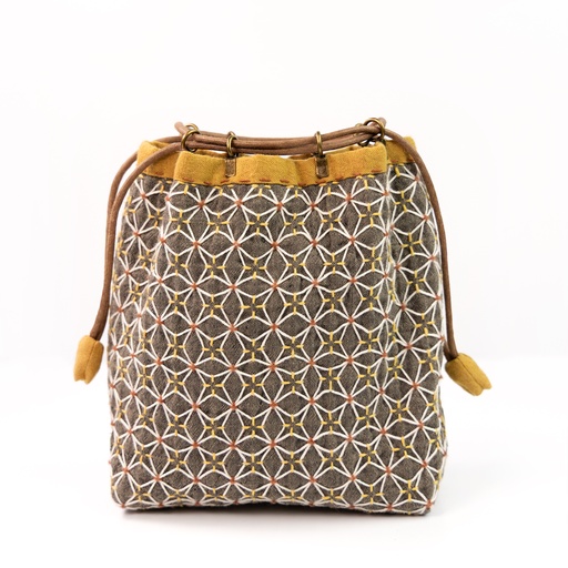 Sashiko Drawstring Bag Kit