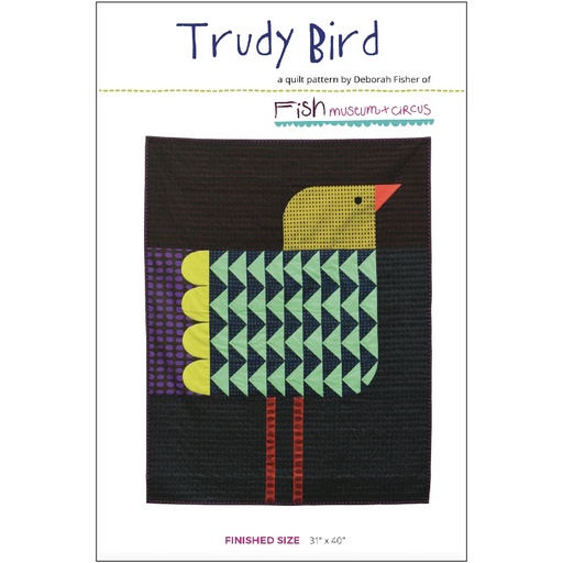 [PATT_FMC-TB36] Trudy Bird Pattern, Deborah Fisher