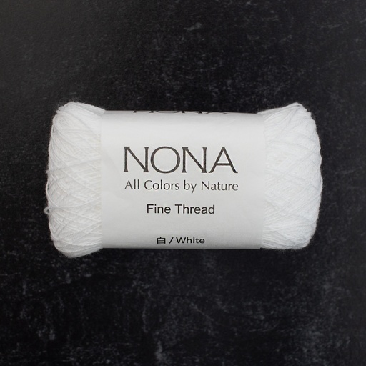 [NON-FW] Fine Thread, Natural Dyed (White)