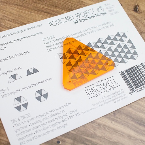[JKD_8564] JKD Postcard #15 - 60 Degree Equilateral Triangle