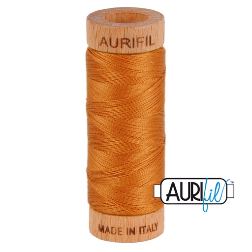[JKD_2155] Aurifil 80wt Cotton, Mako' 280m Spool, Cinnamon (#2155)