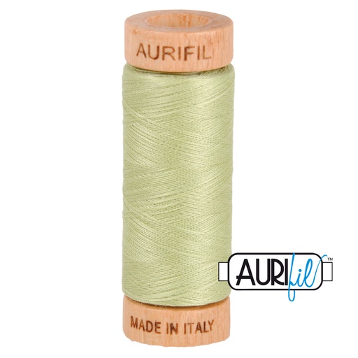 [JKD_2886] Aurifil 80wt Cotton, Mako' 280m Spool, Light Avocado (#2886)