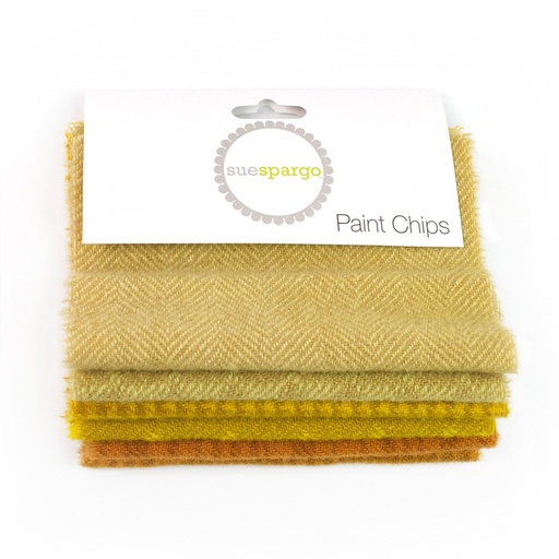 [TPCWB_11] 5" x 5" Textural Paint Chips - Yellow
