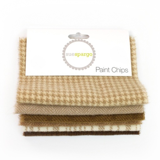 [TPCWB_08]  5" x 5" Textural Paint Chips - Brown
