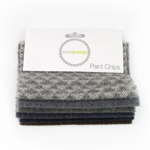 [TPCWB_10] 5" x 5" Textural Paint Chips - Grey