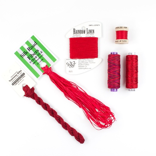 [EMBPK_10] Ruby Slippers - Embroidery Thread Pack
