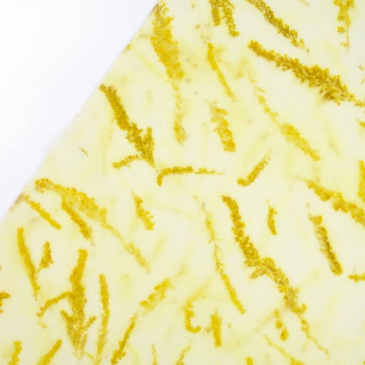 [HDWECO-026] Eco Print Wool Fat 1/4 - Goldenrod