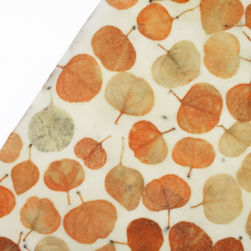 [HDWECO-030] Eco Print Wool Fat 1/4 - Mixed Eucalyptus