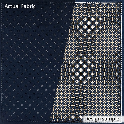 [EMCSC-H2046] Olympus Sashiko Sampler, Asagao, Navy