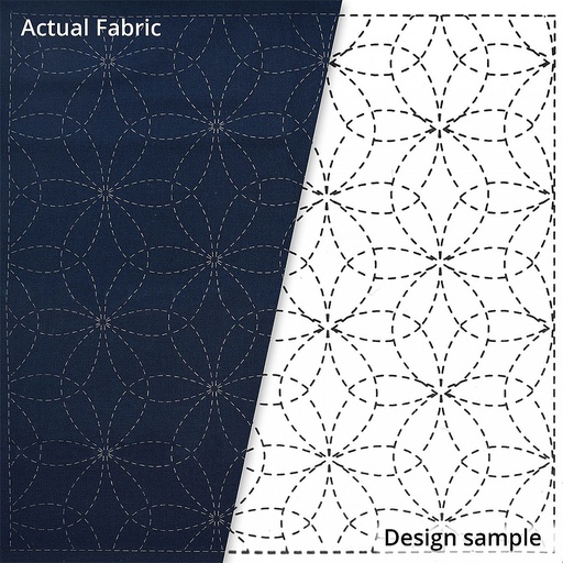 [EMCSC-0212] Olympus Sashiko Sampler, Hana-Zashi, Navy