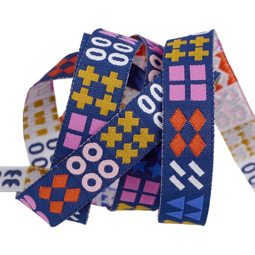 [RBYD_RCH-103] Ribbon Yardage - Shapely in Navy