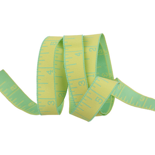 [RBYD_TK-136-07] Ribbon Yardage - Measure Twice, Lemon Zest