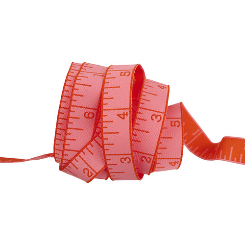 [RBYD_TK-136-08] Ribbon Yardage - Measure Twice, Peach Cobbler