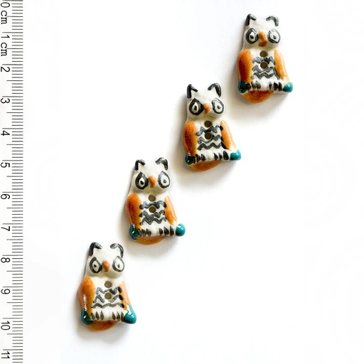 [L166] Owl Buttons