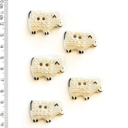 [L137] Textured Sheep Buttons