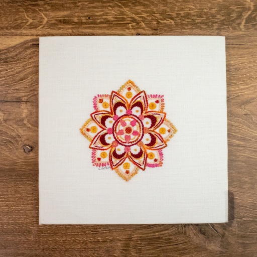 [HOB-P08KIT-SMAN] HOB Sunset Mandala Embroidery Kit