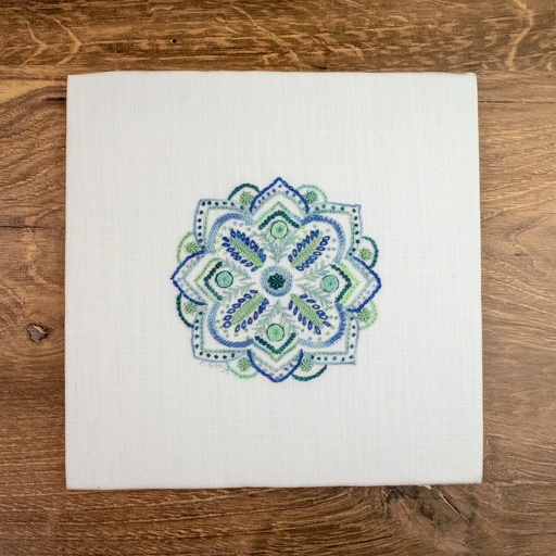 [HOB-P08KIT-MWMAN] HOB Making Waves Mandala Embroidery Kit