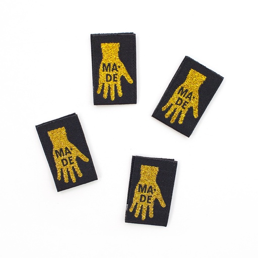 [KMWL_HM] Hand "Made" Woven Labels, 4pk