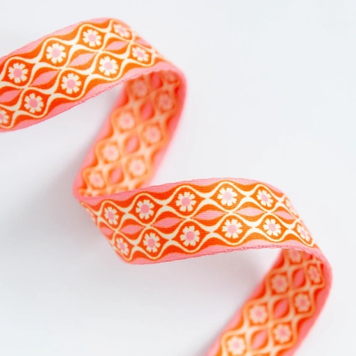 [WBYD_RS-ENB] 1" Webbing - Endpaper in Balmy