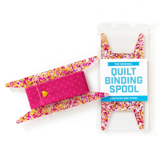 [NOT_SSC-301] Binding Spool - Pink & Gold Glitter