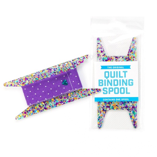 [NOT_SSC-304] Binding Spool - Purple & Teal Glitter