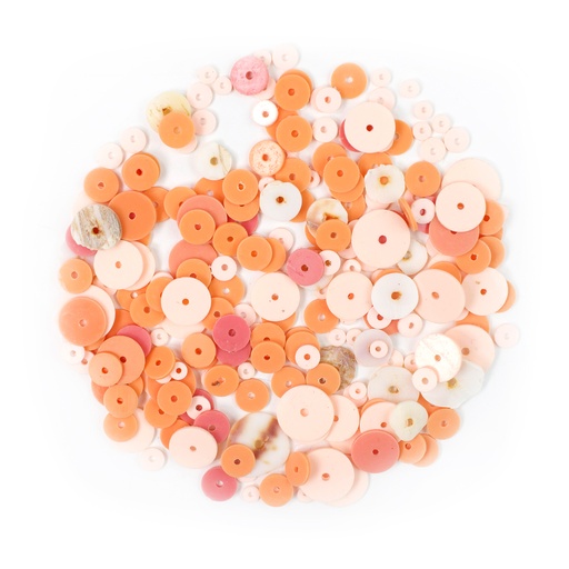 [HSHI-207] African Heishi Beads #50   