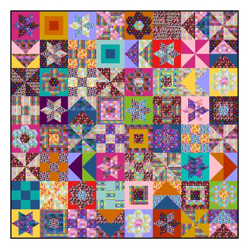 [PATT_AM-017] Piecework Pattern + Templates by Anna Maria