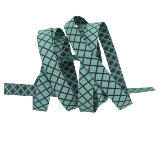 [RBYD_TK-134-02] Ribbon Yardage - On the Grid, Raindrop 