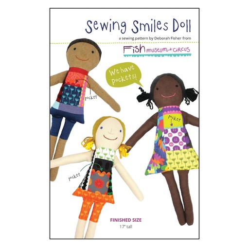 [PAT_FMC-SSD] Sewing Smiles Doll Pattern 
