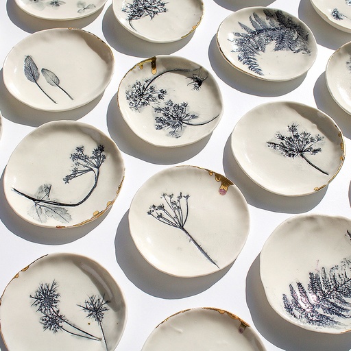 [NAPRD-1] Nature Print Ring Dish