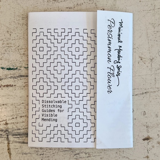 [NOT_PER-1] Persimmon Flowers - Minimal Mending + Embellishment Transfer