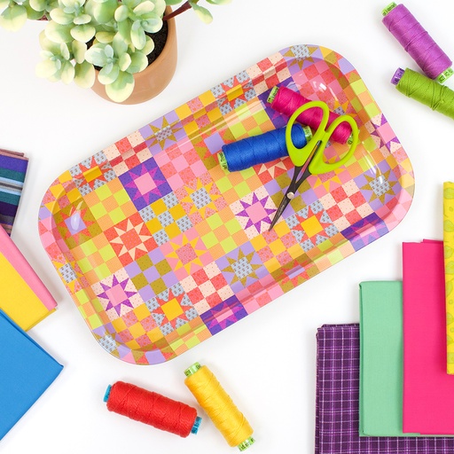 [TRY-PQ-001] Patchwork Quilt Tray