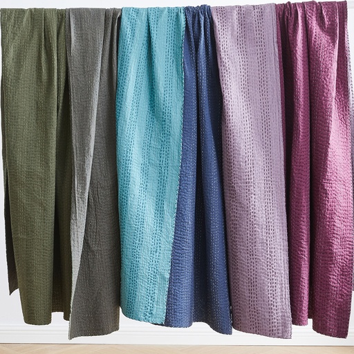 Hand Stitched Reversible Kantha Throws