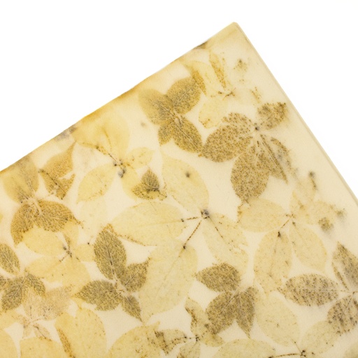 [HDWECO-031] Eco Print Wool Fat 1/4 - Blackberry