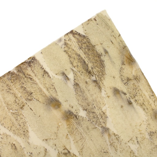 [HDWECO-033] Eco Print Wool Fat 1/4 - Chinese Chestnut